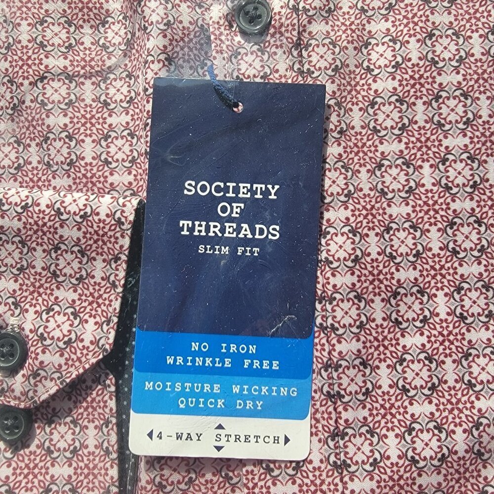 Society of Threads dress shirt mens - Size Small NWT - Picture 2 of 6